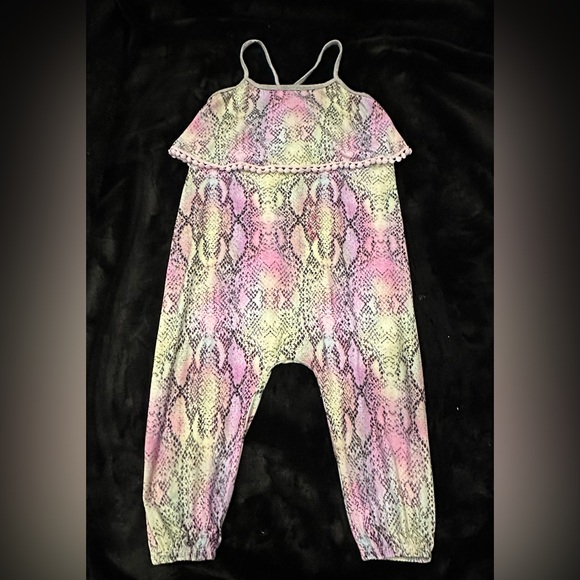 PixieLane Jumpsuit BUNDLE! 3 Colorful Animal Print Bodysuits - Picture 7 of 16